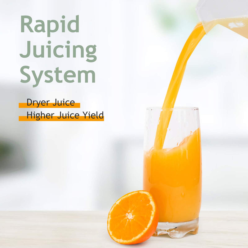 Juicer Machine, Centrifugal Juicer with 3-Inch Wide Mouth, BPA-Free Stainless Steel Juice Maker with 2-Speed Control