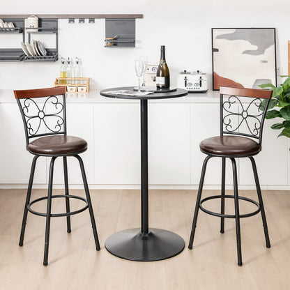 Bar Stools for Kitchen Island 24-30 Inch Seat Height Barstools Set of 2/4