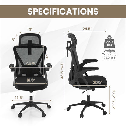 Ergonomic Mesh Office Chair for Home Office Study Room