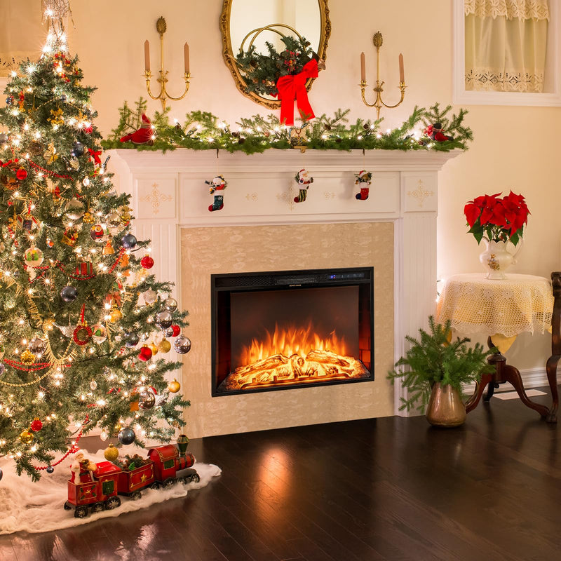 26 Inches Electric Fireplace with Remote Control