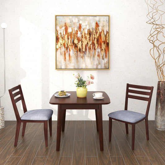 Dining Chairs Set of 2 Upholstered Armless Kitchen Chairs