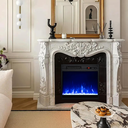 18 Inches Electric Fireplace 5,000 BTU Fireplace Insert w/Remote Control