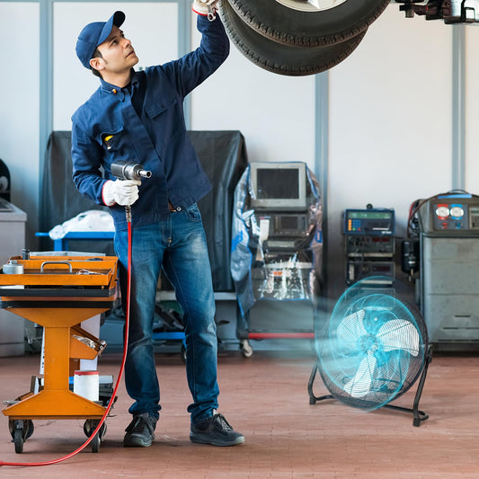 20 inch High Velocity Floor Fan with 145°Rotation for Home