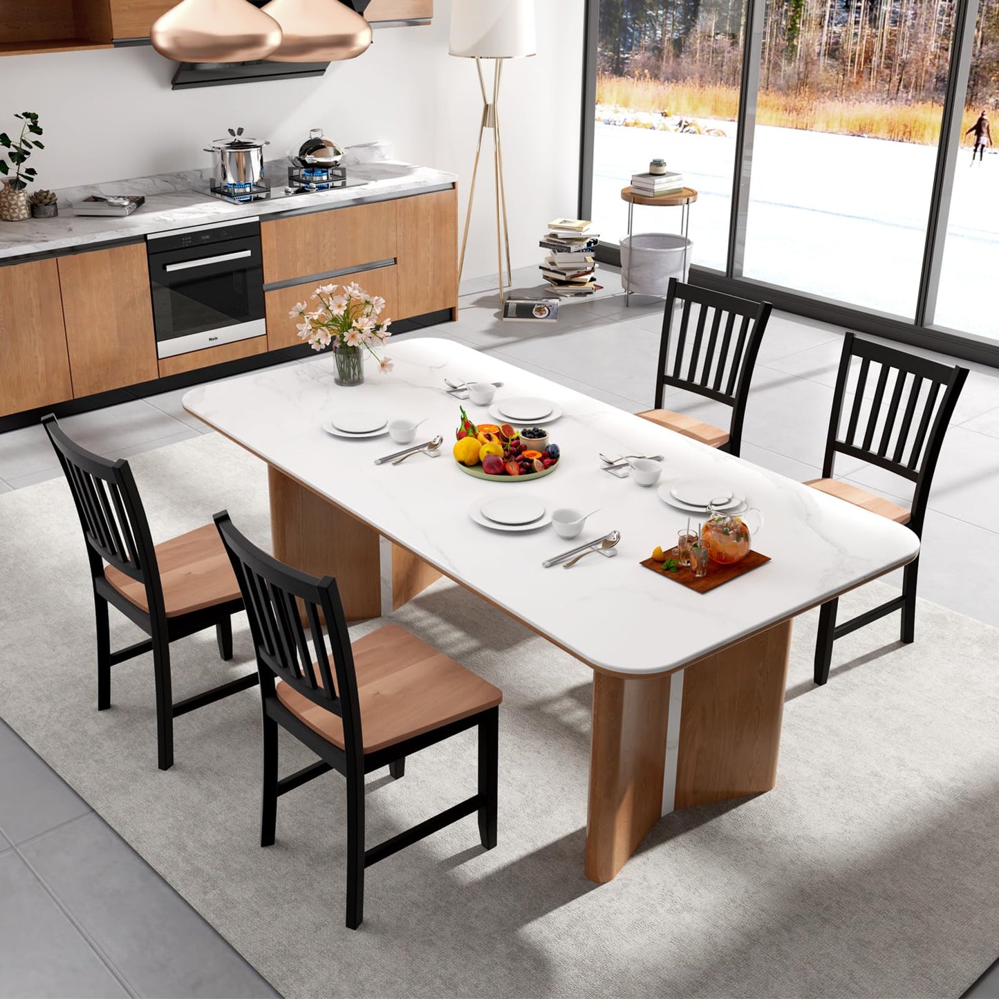 Dining Chairs Set of 4 Mid Century Modern Dining Room Chairs