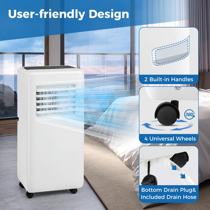 ARLIME Portable Air Conditioner, 3 in 1 Air Cooler w/Fan, Quiet Floor AC w/Sleep Mode