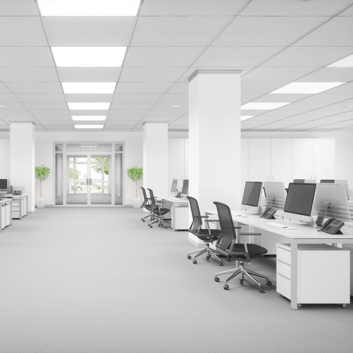 ARLIME 2 x 2FT LED Flat Panel Light, Eye Protection LED Panel Light