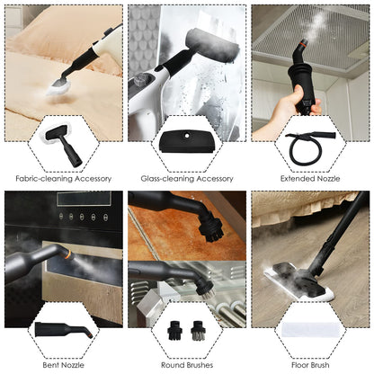 Handheld MultiPurpose Steam Cleaner with 17 Pieces