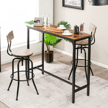 48 inch Industrial Bar Height Sofa Table