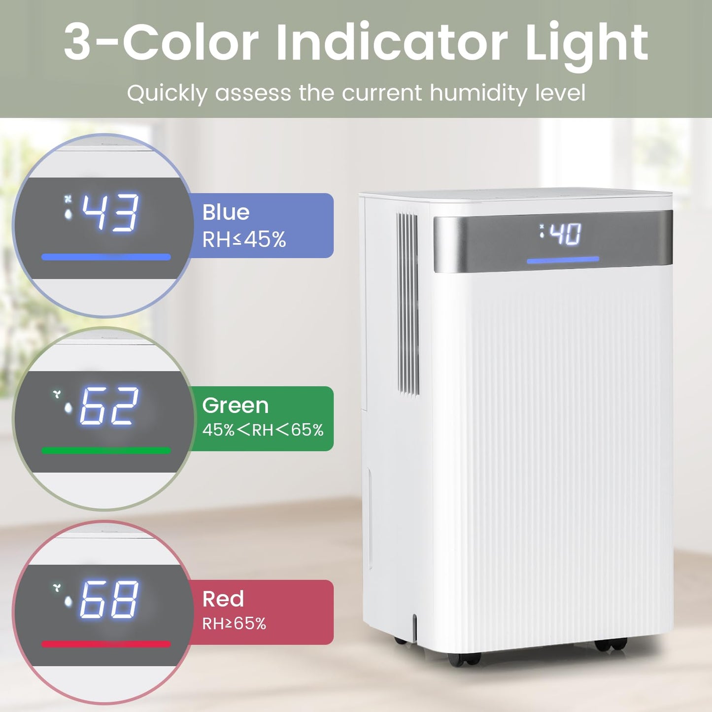 24H Timer 32 Pints Dehumidifier for Home