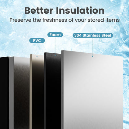 24 Inch Dual Drawer Beverage Refrigerator Built-in and Freestanding Beverage Fridge