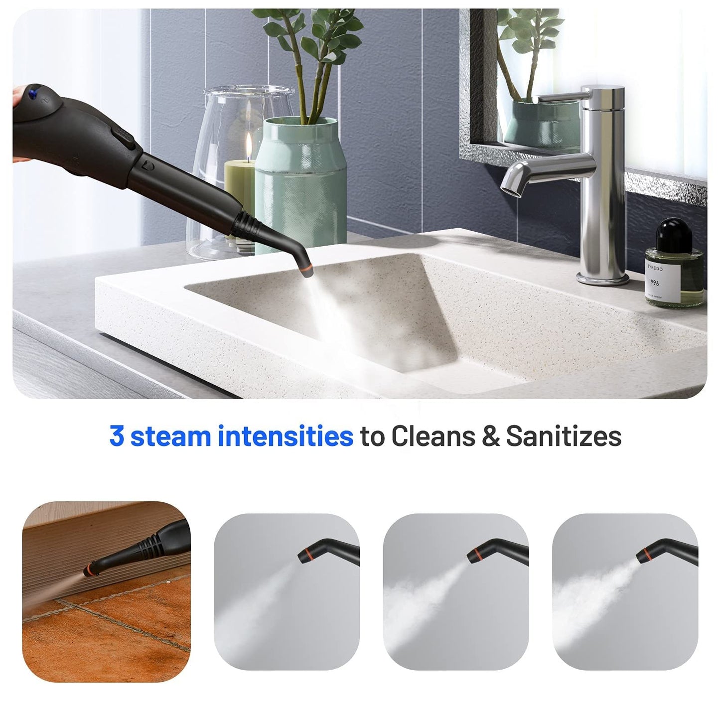 ARLIME Steam Cleaner, Heavy Duty Household Steamer