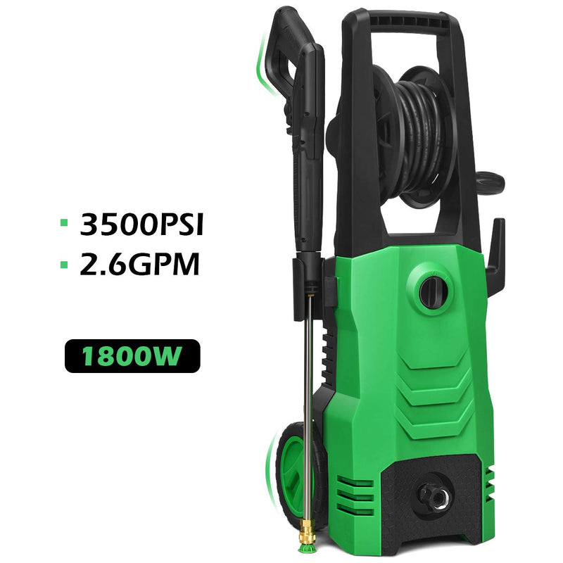 3500 PSI Electric Pressure Washer, 2.6GPM 1800W - Arlime3500 PSI Electric Pressure Washer, 2.6GPM 1800W - Arlime
