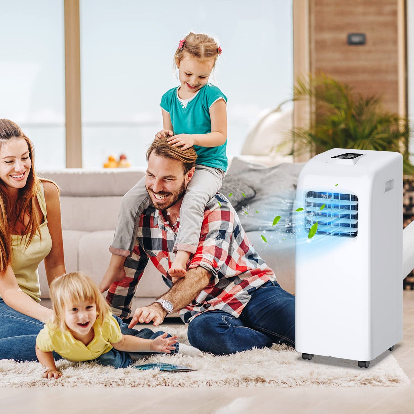 ARLIME Air Conditioner Portable 8,000 BTU, Quite Single Room AC Unit