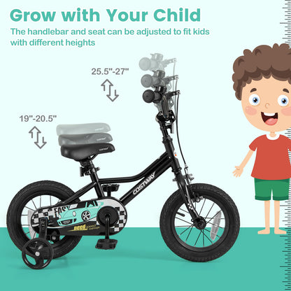 12/14/16/18 Inch Kids Bike w/Removable Training Wheels
