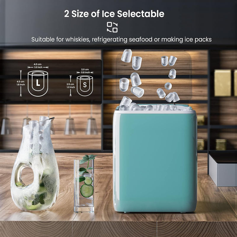 ARLIME Portable Ice Maker Countertop with Ice Scoop and Basket