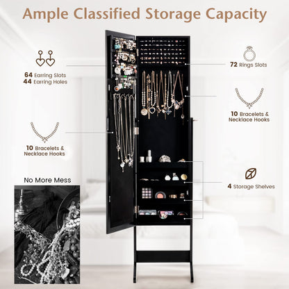Jewelry Armoire Cabinet Standing Jewelry Cabinet