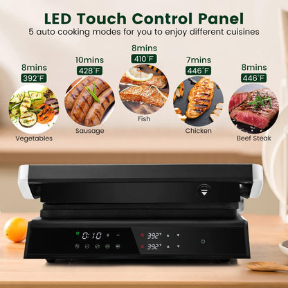 ARLIME 3 in 1 Panini Grill Press Sandwich Maker