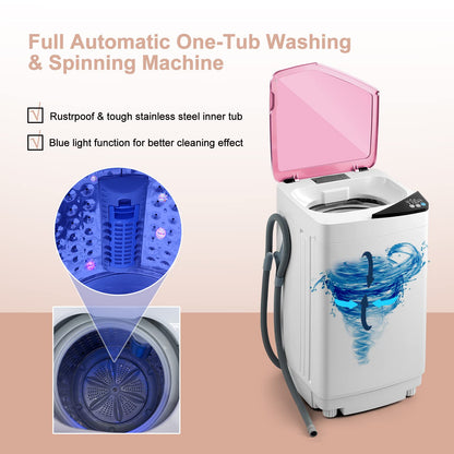 Washing Machine Portable Washer with 7.7 Lbs Weight Capacity Washer and Dryer