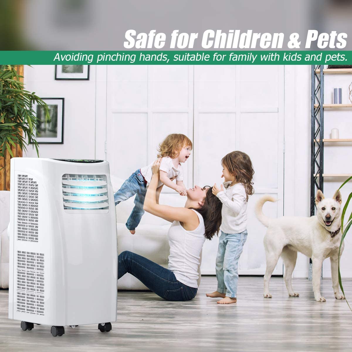 ARLIME Portable Air Conditioner 8000 BTU, 3-in-1 AC Units for Rooms with Fan & Dehumidifier