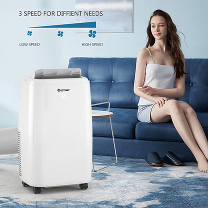 1,0000 BTU Portable Air Conditioner Cooling for Space up to 350 sq. ft with 3 Modes