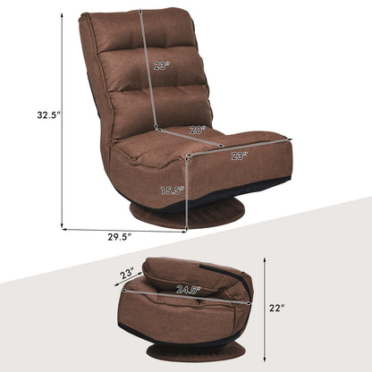 Adjustable 5 Position Video Gaming Chair with 360 Degree Swivel