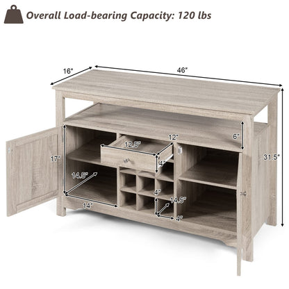 Buffet Cabinet Storage Sideboard Server Console Table