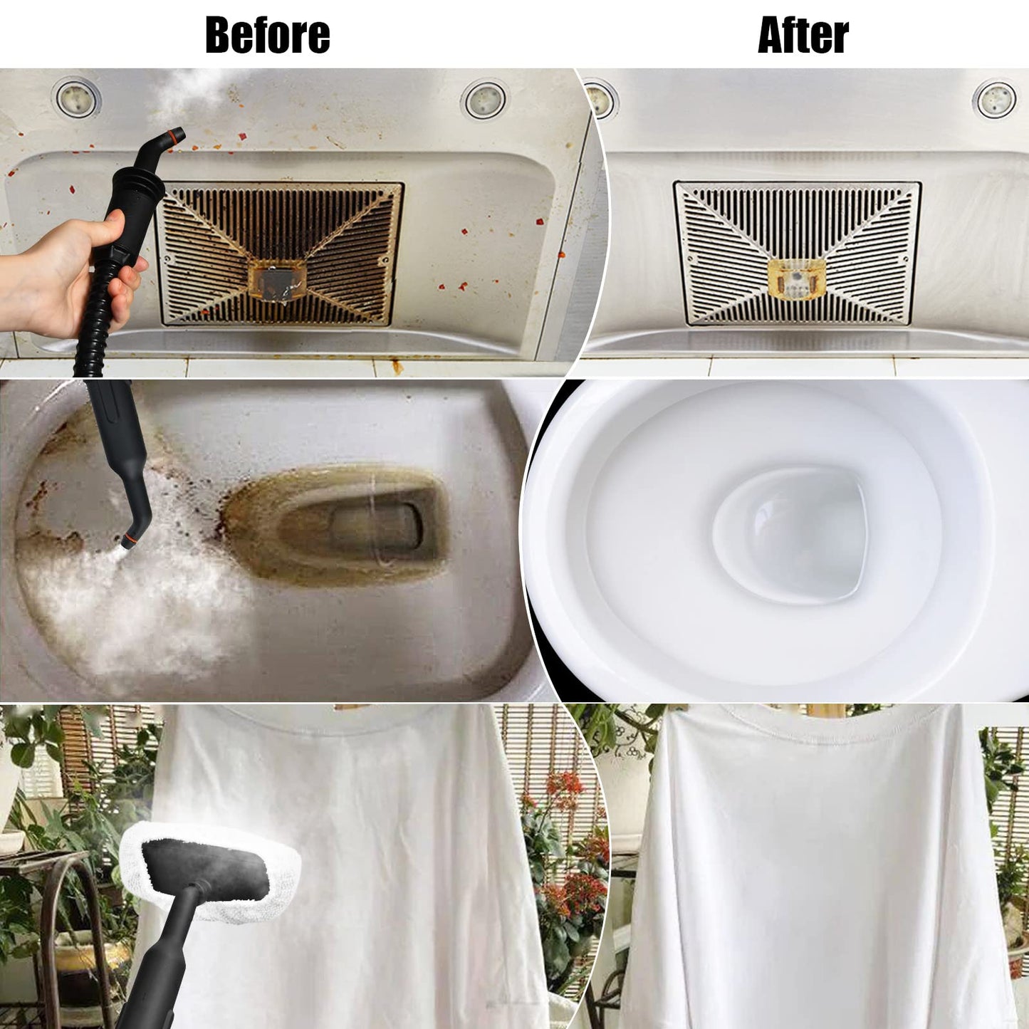 Handheld MultiPurpose Steam Cleaner with 17 Pieces