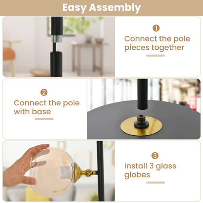 ARLIME Modern Mid-Century Floor Lamp, 64" Tall Floor Lamp