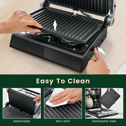 ARLIME 3 in 1 Panini Grill Press Sandwich Maker