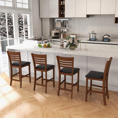 Counter Height Bar Stool Set of 2/4 25.5” Kitchen Island Stool