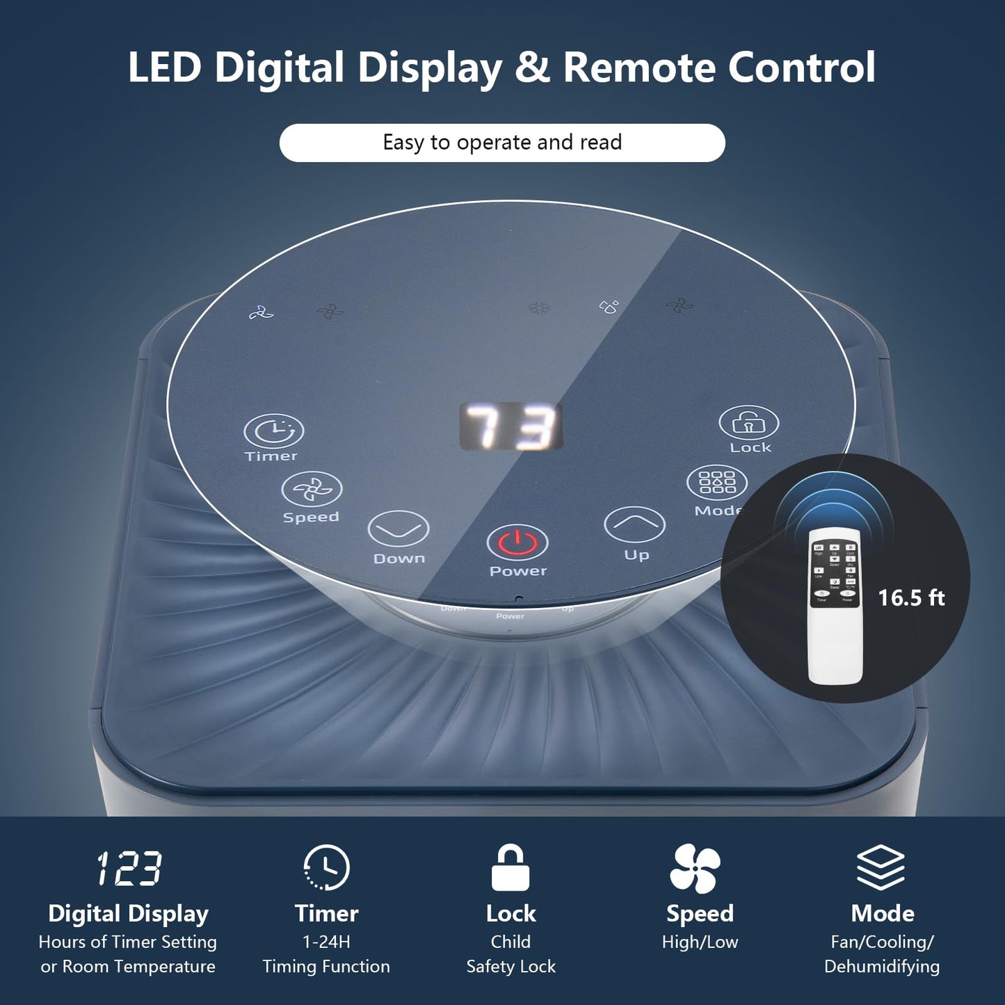 ARLIME Air Conditioner Portable, 8000 BTU Cools up to 230 sq. ft