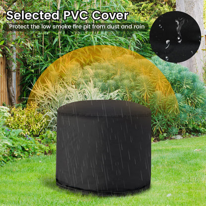 18.5 Inches Smokeless Fire Pit with Double Wall Design