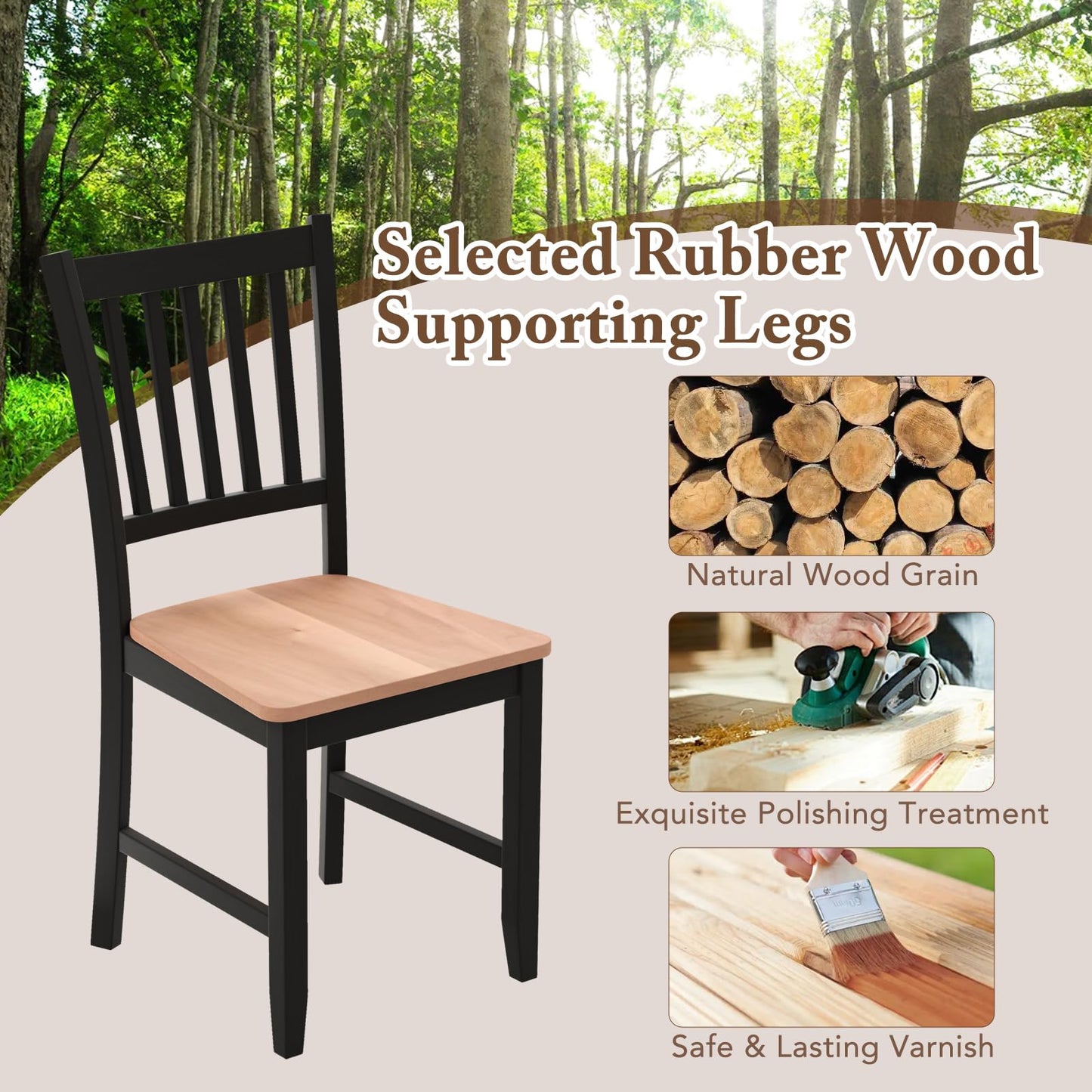 Dining Chairs Set of 4 Mid Century Modern Dining Room Chairs