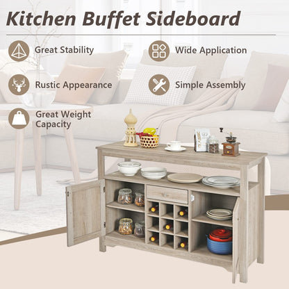 Buffet Cabinet Storage Sideboard Server Console Table