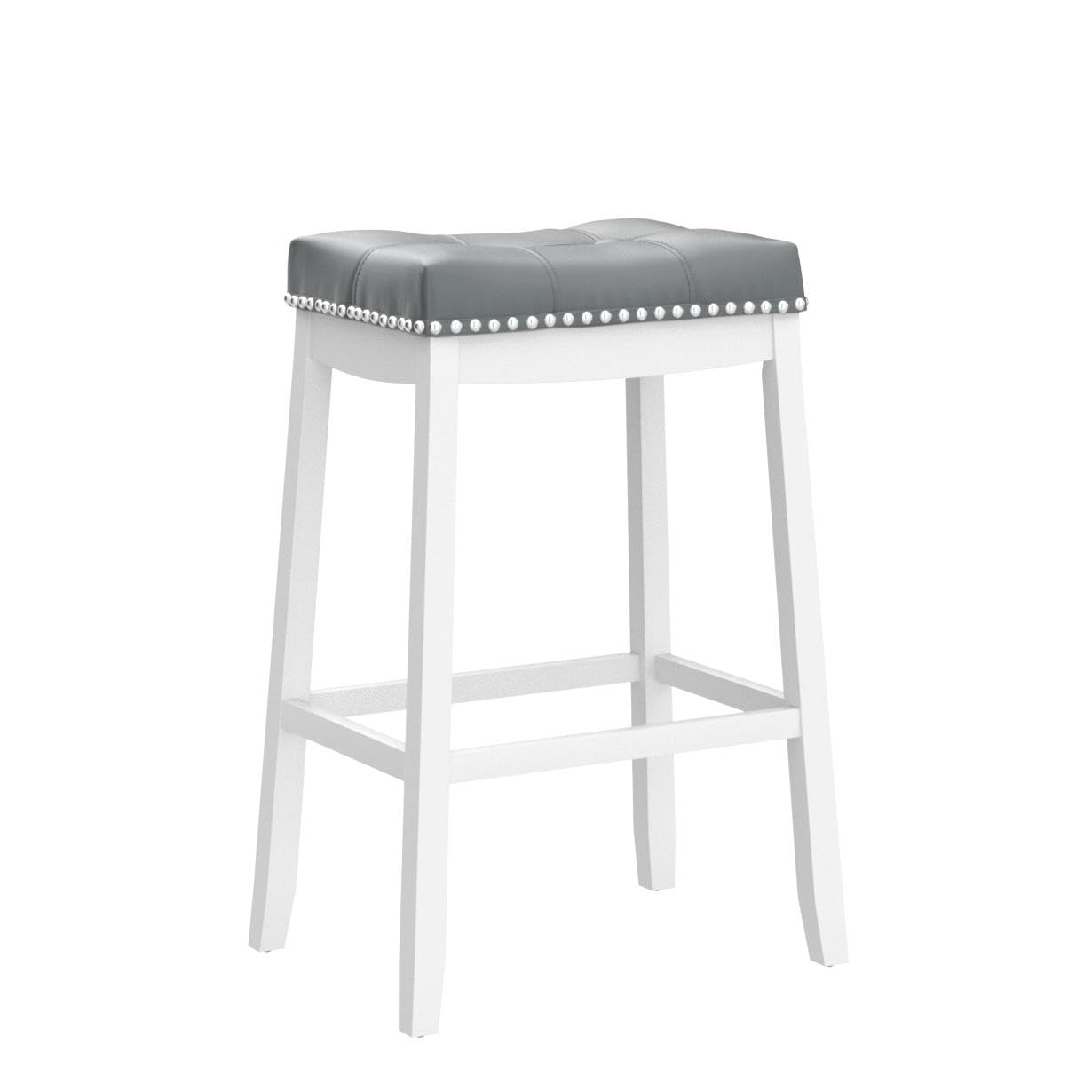 Bar Stools Set of 2/4 29-Inch Height Backless Counter Stool