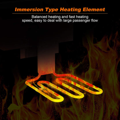 ARLIME Commercial Deep Fryer, 3400W Countertop Electric Fryers w/Basket Large Dual Tank Chicken Chips Fryer 2 x 5.8QT/5.5L