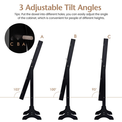 Jewelry Armoire Cabinet Standing Jewelry Cabinet