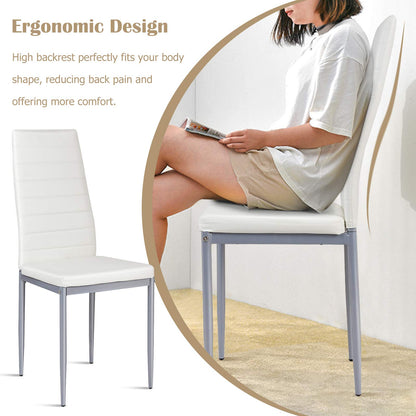 PU Leather Dining Side Chairs