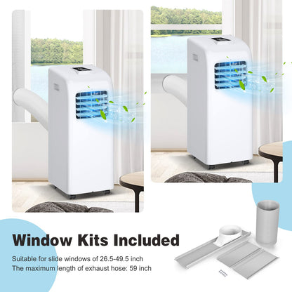 ARLIME Air Conditioner Portable 8,000 BTU, Quite Single Room AC Unit