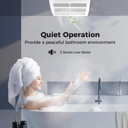 ARLIME 200 CFM Bathroom Exhaust Fan Ceiling Mount Exhaust Ventilation Fan