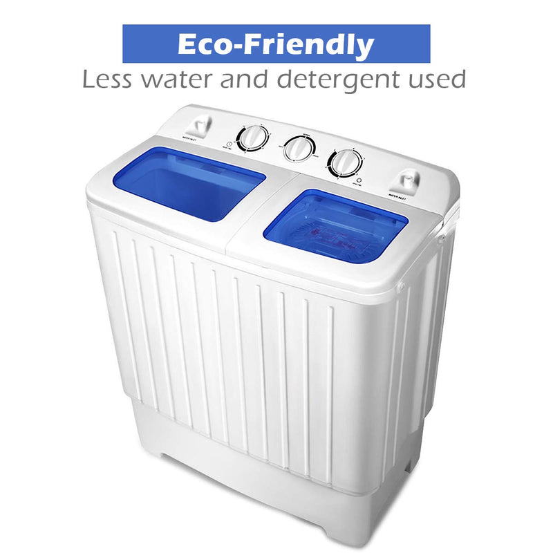 Buy Mini Compact Twin Tub Washing Machine | 20lbs - Arlime