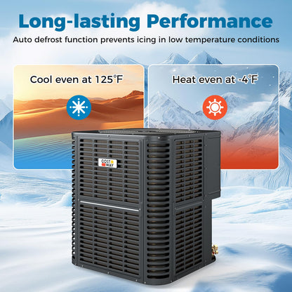 4 to 5 Ton 17-17.5 SEER2 Central Air Conditioner with Variable Speed