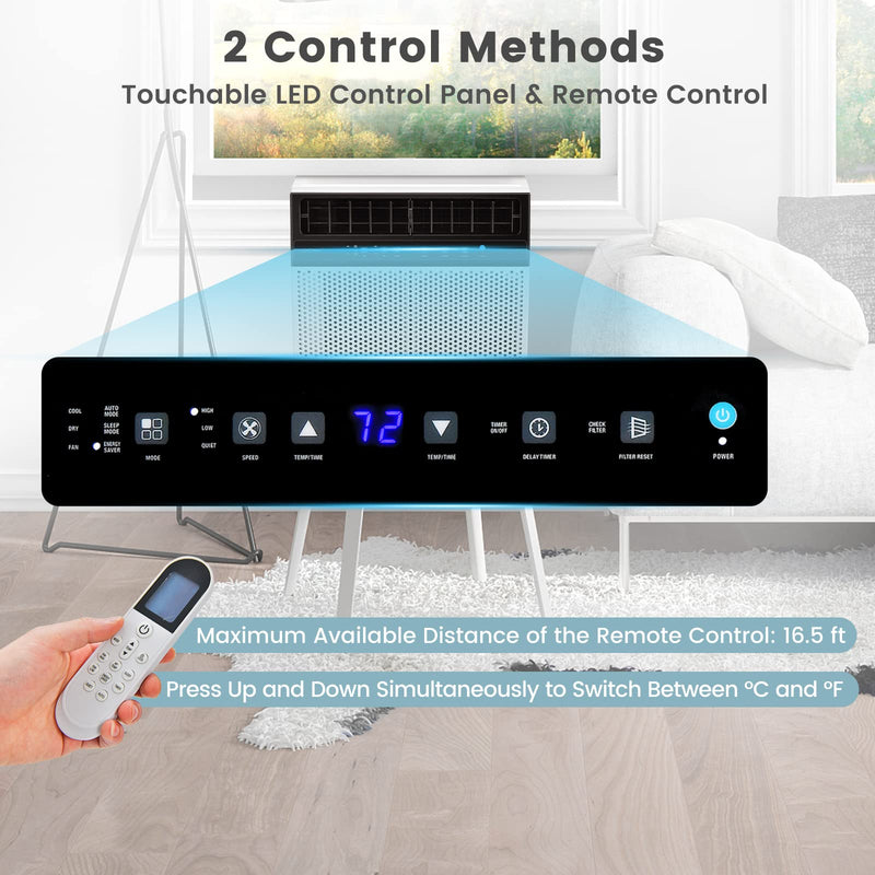 Window Air Units 12,000 BTU, U-Shaped Air Conditioner Window Air Conditioners