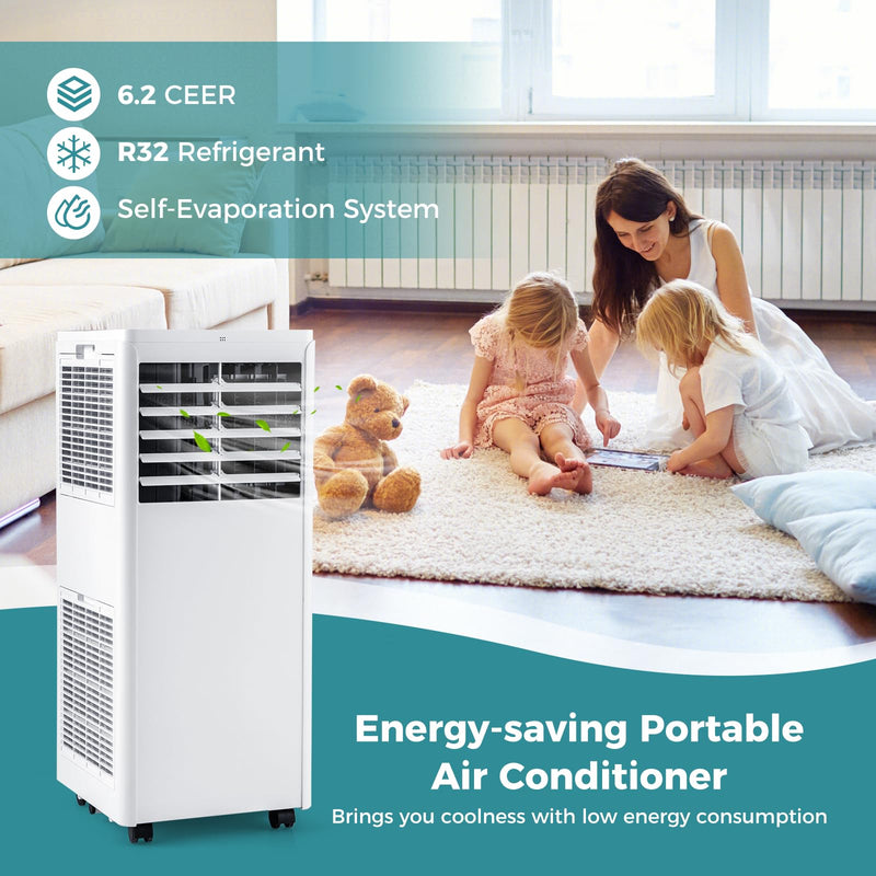 ARLIME 8000 BTU Portable Air Conditioner, 3-in-1 AC Unit with Dehumidifier & Fan