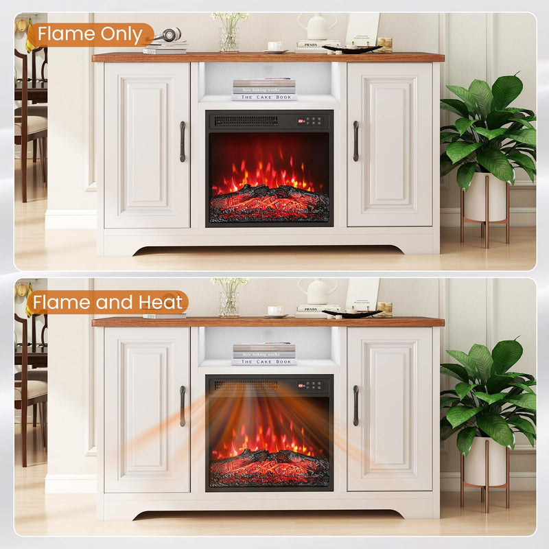Electric Fireplace Insert 18 inch Wide with Remote Control