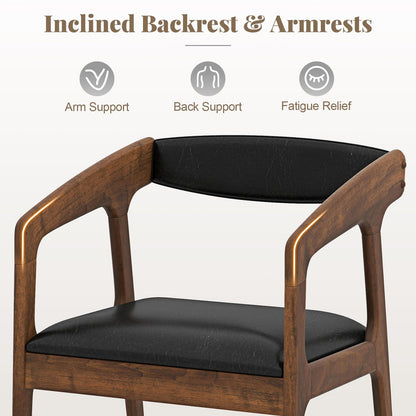 Dining Chairs with Arms Set of 2/4 for Living Dining Reading Room