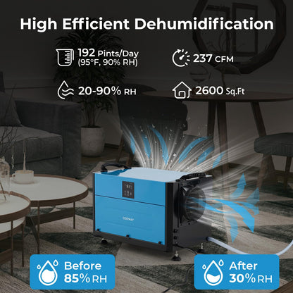 192 PPD Commercial Dehumidifier