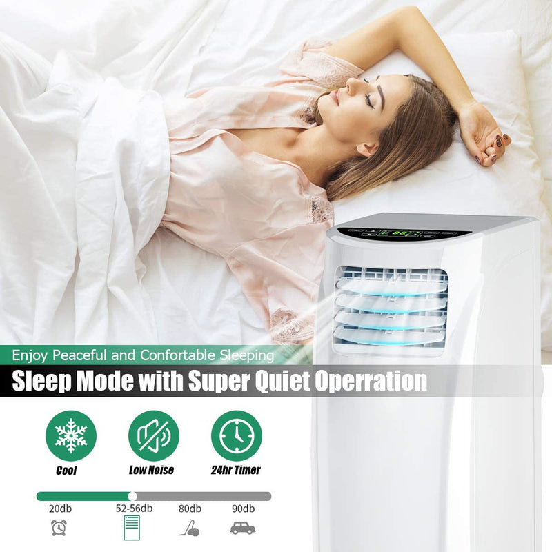 ARLIME Portable Air Conditioner 8000 BTU, 3-in-1 AC Units for Rooms with Fan & Dehumidifier