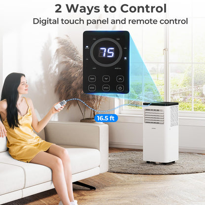 10000 BTU Portable Air Conditioner 3 in 1 Floor AC Unit Fan and Dehumidifier for Room