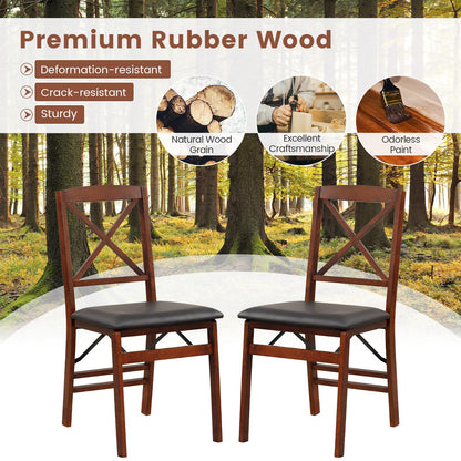 Upholstered Wooden Dining Room Chairs with X Shaped Back